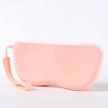 1 Piece Of Silicone Zipper Glasses Case Storage Bag, Waterproof, Dust-Proof, Multi-Purpose Small Dust-Proof Sundries Glasses Box, Silicone Material Protects Lenses, Not Afraid Of Scratches, Fashionable And Convenient Travel Hand-Held Silicone Glasses Bag. Bag, Makeup Bag, Toiletry Bag, Desk Organiser, Cosmetic Bag, Makeup Pouch, Make Up Organizer, Vanity Accessories, Make Up Pouch, Make Up Bags, Jewellery Box, Pouch, Makeup Brush Holder, Brush Holder, Perfume Organiser, Pouch Bag