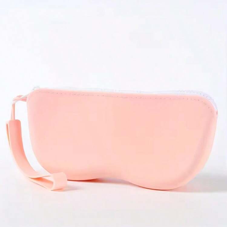 1 Piece Of Silicone Zipper Glasses Case Storage Bag, Waterproof, Dust-Proof, Multi-Purpose Small Dust-Proof Sundries Glasses Box, Silicone Material Protects Lenses, Not Afraid Of Scratches, Fashionable And Convenient Travel Hand-Held Silicone Glasses Bag. Bag, Makeup Bag, Toiletry Bag, Desk Organiser, Cosmetic Bag, Makeup Pouch, Make Up Organizer, Vanity Accessories, Make Up Pouch, Make Up Bags, Jewellery Box, Pouch, Makeup Brush Holder, Brush Holder, Perfume Organiser, Pouch Bag - Multicolor - View 11