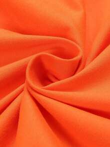 Plus Size Womens Nightdress Inspirational Gift Idea Nightdress, Cute Sleeveless Crew Neck Sleepwear Dress, Fashion And Casual Summer Beautiful Nightgown For Lady Girls And Women Sleep Wear, Nice Gift For Lady - 橘色 - 查看 3