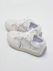 TCVC Zapatillas blancas casuales para mujer, zapatos planos retro para mujer, zapatos deportivos ligeros y de correa fina, zapatos casuales suaves y cómodos para mujer, zapatos deportivos versátiles, moda versátil, adecuados para deportes, exteriores, yoga, fitness, uso en múltiples escenarios