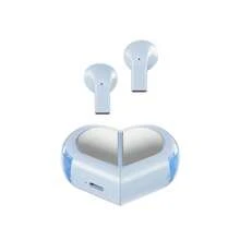 New Arrival 5.3 Shell Rotating K520 Heart Shape Bluetooth Headset, Cute Small Stereo Low Power Consumption Couple Holiday Gift - Multicolor - View 13