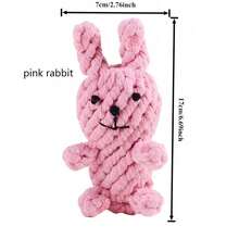 4pcs Dog Toys Set, Woven Rope Knot Toys, Puppy Chew Toys For Teeth Cleaning & Grinding, - Multicolor - View 4