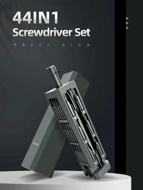 44 in 1 Präzisions-Schraubendrehersatz, magnetischer Mini-Schraubendrehersatz, kleiner tragbarer professioneller Reparatur-Werkzeugsatz