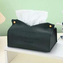 这款奢华简约的北欧风PU皮革纸巾盒兼具多功能桌面纸巾架的功能，专为汽车、客厅和家居使用而设计；它融合了优质材料、简洁线条和低调的收纳优雅，是一款精致的配件，可提升日常收纳效率，美化室内装潢，并方便您在办公桌、控制台和仪表盘等位置取用纸巾。 - 彩色 - 查看 4