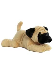 Peluche Aurora Perro Pug Flopsie Perrito - Beis - Ver 2