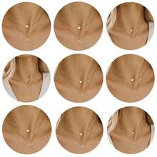 Kit 2 Exquisite And Elegant Necklaces For Women With Letter Pendant And Heart Pendant, 18k Gold Plated Or 925 Silver Plated - 金色 - 查看 4