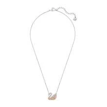 SWAROVSKI SWAN Gradient Gold Swan Necklace Female Clavicle Necklace Female Gift Mother Gift Girlfriend Gift Lover Birthday Gift School Gift Christmas Gift Wedding Gift - Ombre - View 5