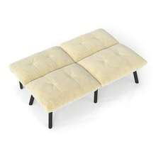 Chaise Lounges - Cream + Foam + Iron + Metal + Velvet + Foam - View 4