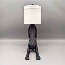 Stretching Cat Toilet Paper Holder, Cute Cat Tissue Paper Rack - The Toilet Paper Shown In The Image Is For Illustration Purposes Only, The Product Does Not Include The Toilet Paper. - Black - View 3