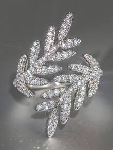 1 件迷人方晶锆石戒指，适合女士结婚订婚周年派对珠宝情人节礼物 - 1# - 查看 17