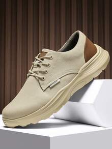 2025 Automne Nouvelles Chaussures Décontractées pour Hommes, Légères, Baskets en canevas à Semelle Épaisse, Chaussures de Sport Confortables, Convenant pour le Port Quotidien Intérieur et Extérieur, Grandes Tailles