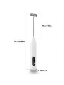USB 可充电电动奶泡器 - 28000rpm 手持搅拌器，可制作完美的拿铁和卡布奇诺泡沫，厨房小工具