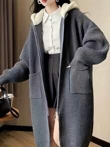 Women Cardigans - Grey - View 5