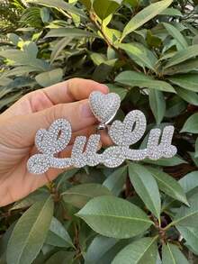 1pc Customized Mixed Case Calligraphy Letter & Number Pendant Necklace, Personalized Streetwear Jewelry For Men, Hip-Hop Style,Silver,Stylish,Colorful,Vintage,Hipster,Simple,Y2k,2000s Fashion,Custom,Personalized,Unique,Ideal Gifts For Him,Ideal Gifts For Her,Her,Boyfriend,Girlfriend,Dad,Mom,Family,Friends,For Anniversaries,For Birthdays,For Graduation,For Prom,For Party,Jewelry Women,Elegant Outfit,Chic Autumn,Delicate Romance - Multicolor - View 68