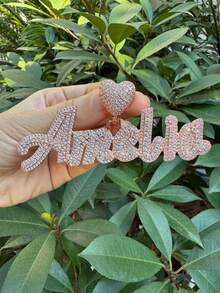 1pc Customized Mixed Case Calligraphy Letter & Number Pendant Necklace, Personalized Streetwear Jewelry For Men, Hip-Hop Style,Silver,Stylish,Colorful,Vintage,Hipster,Simple,Y2k,2000s Fashion,Custom,Personalized,Unique,Ideal Gifts For Him,Ideal Gifts For Her,Her,Boyfriend,Girlfriend,Dad,Mom,Family,Friends,For Anniversaries,For Birthdays,For Graduation,For Prom,For Party,Jewelry Women,Elegant Outfit,Chic Autumn,Delicate Romance - Multicolor - View 82