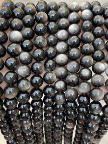 1 件 15 英寸 4/6/8/10/12 毫米天然石圆珠，青金石/玛瑙/绿松石等。天然能量疗愈石，用于脉轮疗愈、DIY 珠宝制作、手链、项链和工艺品