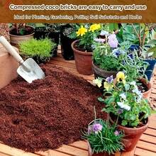 2/3/4 Pack 650g Coco Coir Bricks - Organic Coco Coir Plant Gardening Materials, Natural Coconut Fiber Planting Soil Organic Coconut Fiber For Listed Coconut Fiber Bricks For Garden Soil And Planting Mix - Coconut Fiber Substrate Mix, Planting Soil For Indoor Plants And Outdoor Plants - Cà phê nâu - Xem 5