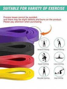Resistance Bands Rubber Loops Squat Bands Assist Bands For Pull-Up Training Gym Accessories - Multicolor - View 4