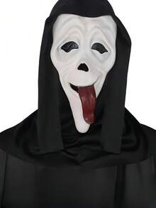 1pc Halloween Diamond Set Scream Ghost Face Mask COS Makeup Ball Costume Props - Multicolor - View 16