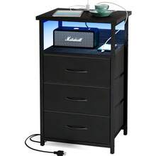 Nightstands - Black - View 10