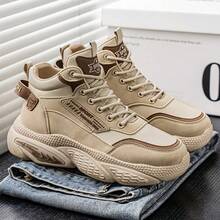 Nowe męskie trampki Chunky na jesień/zimę 2025, trampki z podwyższoną podeszwą, antypoślizgowe buty sportowe, buty outdoorowe, modne obuwie