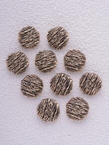 12 chiếc cúc kim loại tròn kiểu cổ điển với sọc bất đối xứng, thích hợp cho áo len, áo khoác, áo jacket, áo khoác thường ngày, giày dép, mũ, hộp quà và các dự án DIY khác. - Nhiều màu - Xem 8