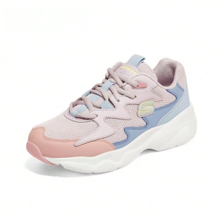 Skechers Novos sapatos panda vintage femininos, tênis esportivos chunky de sola grossa