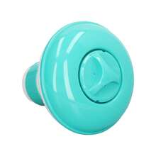 Flotador de Cloro para Piscina, Dispensador Automático de Productos Químicos Reutilizable, Altura 13 Cm, Tipo Flotante, Accesorio para Piscina Interiore - Celeste - Ver 9