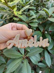 1pc Customized Mixed Case Calligraphy Letter & Number Pendant Necklace, Personalized Streetwear Jewelry For Men, Hip-Hop Style,Silver,Stylish,Colorful,Vintage,Hipster,Simple,Y2k,2000s Fashion,Custom,Personalized,Unique,Ideal Gifts For Him,Ideal Gifts For Her,Her,Boyfriend,Girlfriend,Dad,Mom,Family,Friends,For Anniversaries,For Birthdays,For Graduation,For Prom,For Party,Jewelry Women,Elegant Outfit,Chic Autumn,Delicate Romance - Multicolor - View 79