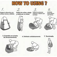 Carpa de Ducha para Acampar,Tienda de Campaña para Ducha,baño de Campamento,1.9x1.2x1.2m Fácil de Montar,Ligero Plegable para Acampar, Caminar, Viajar a la Playa Junto al Mar - Naranja - Ver 5