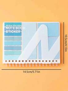 1 Set de notas adhesivas y cuaderno conveniente, color Morandi elegante y suave, adecuado para estudiantes. El cuaderno tiene respaldo adhesivo y diseño tipo Ins, se puede usar como tablero de mensajes u oficina. Aplicable para escuela, oficina, estudiantes y profesionales. También un excelente regalo para la temporada de regreso a clases.