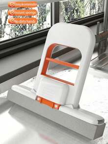 1 Stück multifunktionaler Handwäsche-Minimopp ohne Hände, faltbarer, langanhaltend Mopp, nass und trocken verwendbar, selbstausringend, Mini-Tragemopp für Badezimmer, Spiegel, Küche, Tischplattenreinigung, Weihnachtsstrumpffüller, Geschenke, witzige Geschenke, Ramadan, personalisierte Geschenke