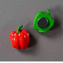 1pc/3pcs/4pcs/5pcs/5pcs-1/6pcs/6pcs-1/7pcs/8pcs/9pcs/10pcs/10pcs-Style 1/10pcs-2/11pcs 新款卡通水果蔬菜风格磁性树脂冰箱贴，自然风格磁性冰箱贴，可爱的装饰品，办公桌装饰，白板个性化装饰，储物柜，洗碗机，厨房和办公室装饰，家居装饰，情人节礼物，送给朋友和家人的礼物 - 彩色 - 查看 9