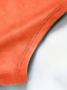 Plus Size Womens Nightdress Inspirational Gift Idea Nightdress, Cute Sleeveless Crew Neck Sleepwear Dress, Fashion And Casual Summer Beautiful Nightgown For Lady Girls And Women Sleep Wear, Nice Gift For Lady - 橘色 - 查看 5