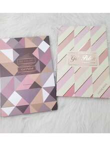 160 Colors Fake Nails Tips Display Book Nail Polish Storage Book False Nail Styles Showing Book ,Color Card Display, Nail Oil Glue Display Board Sample Display Booklet(Excludes Artificial Nails) - Multicolor - View 8