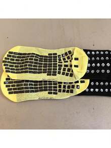 4 Pairs Men's Soccer Socks Anti Slip Non Slip Grip Pads For Football Basketball Sports Grip Socks - Multicolor - View 7