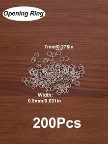 100-200Pcs/Lot 3mm 4mm 5mm 6mm 7mm 8mm Stainless Steel Open Jump Rings Connectors For DIY Jewelry Making Supplies Earrings Bracelets Necklaces Accessories - Open Ring - View 24