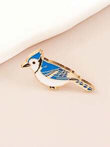 1/6 件新款小鸟麻雀合金胸针，老鹰燕子衣服包包装饰徽章，可爱动物鸟金属徽章，时尚休闲欧美风格胸针，适合女性万圣节圣诞节礼物 - 彩色 - 查看 13