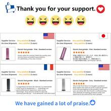 电动磨脚器、电动足部老茧去除器、电动修脚机、可调速、附带 20 张替换砂纸、足部美容工具，适用于男性和女性，可去除老茧、硬化皮肤和脚跟龟裂 - 玫紅色 - 查看 5