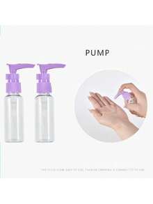 7 Stücke Reise Kosmetikbehälter Set, beinhaltet Sprühflaschen, Lotionflaschen, nachfüllbare Flaschen, PET-Flaschen, unverzichtbar für Reisen und Geschäftsreisen