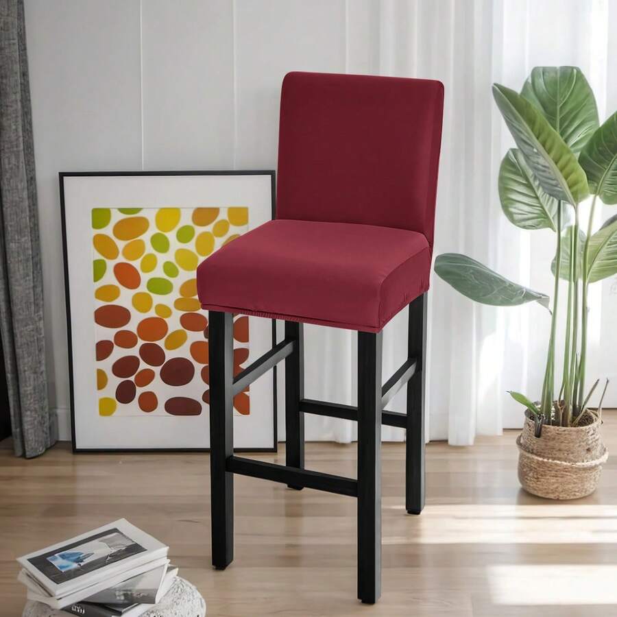 Waterproof Dining Chair Covers Stretch Chair Covers For Dining Room Chair Protectors Covers - Red - View 1
