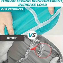 1 Storage Bag With Drawstring Closure, Large Capacity, Sturdy, Foldable, Easy To Carry, Very Suitable For Family, Travel, And Dormitory - 黑色 - 查看 4