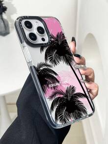 1 Ốp lưng điện thoại chống sốc in hình cây dừa bầu trời hồng lãng mạn thời trang, phù hợp cho iPhone11 12 13 14 11Promax 12Promax 13Promax 14Promax XR 15 15PRO 15PROMAX 16 16PRO 16PROMAX - Nhiều màu - Xem 4