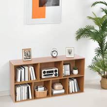 YUNRUX Bookcases - Maroon - View 5