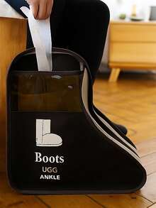 1 bolsa de zapatos estilo coreano para botas y zapatos, una cubierta antipolvo visible para botas. Adecuada para el almacenamiento de zapatos en el hogar, protección contra el polvo y transporte portátil. Permite la clasificación estacional, lo que facilita los viajes. Buena transpirabilidad/Ligero y conveniente/A prueba de insectos y antipolvo/Estructura ligera. Adecuado para el hogar, el trabajo, la escuela, el aire los viajes. Organizador de viaje, bolsa con cordón para zapatos, cubierta antipolvo para hombres y mujeres, cubos de embalaje, artículos esenciales para viajes, artículos esenciales para cruceros, artículos esenciales para vacaciones