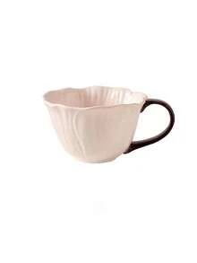 1pc Ins Style Floral Ceramic Plate, Asymmetrical Flower Pattern Glazed Plate, Household Dinner Plate, Dessert Plate, Cake Plate, Office Afternoon Tea Sweets Plate, Western Steak & Pasta Plate, Fruit Salad Plate, Flower Bowl, Rice Bowl