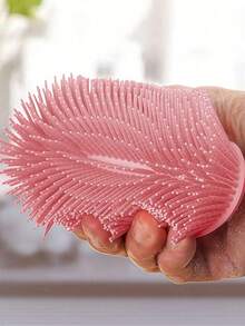 1pc Silicone Body Scrub, Exfoliating Body Scrub, Suitable For Shower, Rich Lather, Long-Lasting And Durable, Soft Body Scrub, Suitable For Shower And Bath Skincare Routine. - Multicolor - View 2