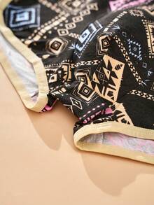 3 Pcs Men's Pattern Digital Printing Casual Simple Comfortable Boxer Briefs - Black - View 4