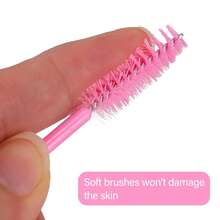 50/100/200/500 chiếc Cọ chuốt mascara đen dùng một lần, Cọ kẻ lông mày, Dụng cụ trang điểm mini, Cọ chuốt mascara dùng một lần, Cọ chải mi màu hồng, Thích hợp cho lông mày, nối mi, Cọ kẻ lông mày, Cọ tán phấn mắt, Cọ xoắn ốc, Cọ xoắn ốc - Hồng - Xem 5