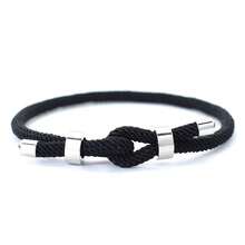 diffone 男女通用幸运红绳手链，可调节不锈钢链手链，Roja De Proteccion - 同心結幸運手繩 - 查看 17